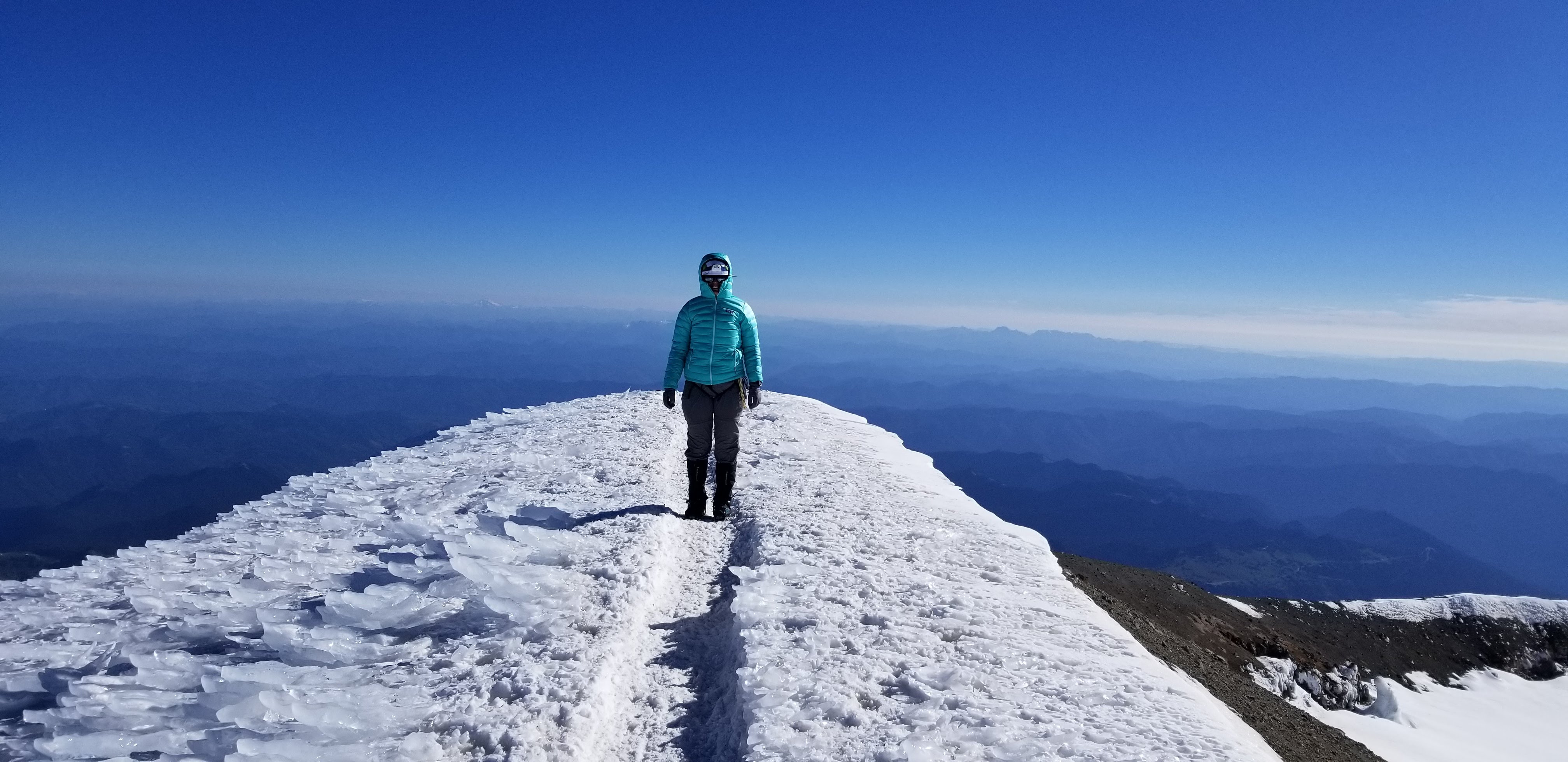 Miriam at the summit